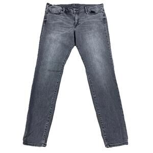 Abercrombie & Fitch Harper Super Skinny Jeans Gray Women's 31 / 12